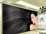 Decal dán trang trí salon tóc trang trí tường, kính , gỗ đẹp ấn tượng, sang trọng - in theo size yêu cầu trên nhiều chất liệu - sẵn keo dán dễ