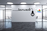 Decal teamwork size lớn dán tường, kính, gỗ trang trí văn phòng truyền động lực ý nghĩa - in theo size yêu cầu trên nhiều chất liệu - sẵn keo dán dễ