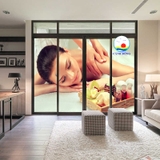 Tranh dán tường SPA massgage trang trí sang trọng dán tường, kính, gỗ - sẵn keo dán dễ- in size theo yêu cầu trên nhiều chất liệu