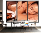 Trang trí SPA massgage thư giãn đẹp độc đáo, sang trọng dán tường, kính, gỗ - sẵn keo dán dễ- in size theo yêu cầu trên nhiều chất liệu bạt, pvc, vải treo