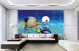 Decal dán tường đại dương biển cá sinh động , sáng tạo không gian xanh thư giãn, ấn tượng, sang trọng dán được trên kính, tường, gỗ - in theo size yêu cầu trên nhiều chất liệu vải, bạt - sẵn keo dán dễ