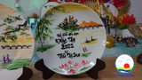 Quà lưu niệm đĩa vẽ thư pháp theo yêu cầu,quà tặng lưu niệm, quà mừng thọ, tri ân thầy cô, tặng bạn bè, đối tác