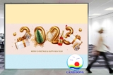 Decal trang trí giáng sinh noel năm mới 2023 dán tường, kính, gỗ, mọi mặt phẳng in size theo yêu cầu