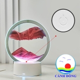 Đồng hồ cát, tranh cát chảy 3D, Đèn tranh cát chảy đổi nhiều màu sắc độc đáo, khắc chữ , in nội dung quà tặng theo yêu cầu