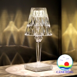 Đèn ngủ 3d, Đèn ngủ để bàn, Đèn led trang trí, Đèn hoàng hôn cao cấp pha lê kim cương cảm ứng đổi màu có remote