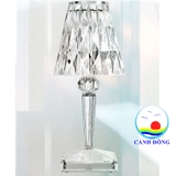 Đèn ngủ 3d, Đèn ngủ để bàn, Đèn led trang trí, Đèn hoàng hôn cao cấp pha lê kim cương cảm ứng đổi màu có remote