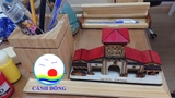 Đựng bút gỗ lưu niệm Chợ Bến Thành 3D - Quà lưu niệm Sài Gòn - Quà tặng ý nghĩa - Nhận khắc laser nội dung chữ, ảnh, logo theo yêu cầu