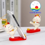Mèo may mắn cute giá đỡ điện thoại mèo, giá đỡ tranh trang trí bàn , xe ô tô , quà tặng doanh nghiệp, quà tặng tết ý nghĩa
