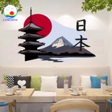 Tranh dán tường Nhật Bản những địa danh nổi tiếng dán tường, kính, gỗ - in theo size yêu cầu trên nhiều chất liệu - sẵn keo dán dễ