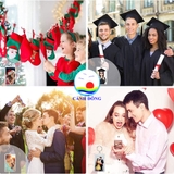 Móc khóa in ảnh quà tặng Cảnh Đông - in logo theo yêu cầu- quà lưu niệm truyền động lực