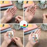 Móc khóa in ảnh quà tặng Cảnh Đông - in logo theo yêu cầu- quà lưu niệm truyền động lực