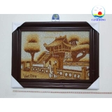 Tranh gạo Việt Nam thủ công trên từng hạt gạo-quà lưu niệm cá nhân , tổ chức ý nghĩa , độc đáo- Nhận làm tranh gạo theo yêu cầu