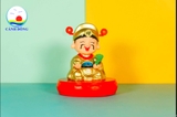 TƯỢNG ÔNG THẦN TÀI GẬT ĐẦU PHÚC LỘC, SUNG TÚC CẢ NĂM PIN NĂNG LƯỢNG MẶT TRỜI