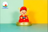 TƯỢNG ÔNG THẦN TÀI GẬT ĐẦU PHÚC LỘC, SUNG TÚC CẢ NĂM PIN NĂNG LƯỢNG MẶT TRỜI