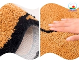 Thảm lau chân hình gấu cute -thảm chùi chân chống trơn trượt trang trí nhà cửa