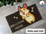 Thảm lau chân trang trí nhà cửa hình thú cưng chó và mèo đáng yêu.