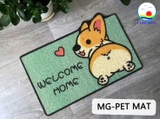 Thảm lau chân trang trí nhà cửa hình thú cưng chó và mèo đáng yêu.