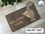 Thảm lau chân trang trí nhà cửa hình thú cưng chó và mèo đáng yêu.