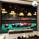 Decal dán kính trang trí quán bida Billiards Decal dán tường , kính, gỗ - in theo size yêu cầu trên nhiều chất liệu - sẵn keo dán dễ