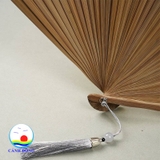 Quạt sự kiện quà tặng cao cấp in logo thương hiệu vải 1 mặt và khắc chữ lên nan theo yêu cầu combo 200 cái