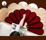 Thảm trải sàn hình quạt phong thủy trang trí phòng khách, phòng bếp, phòng ngủ, cửa hàng, công ty kích thước 70CM*140CM