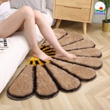 Thảm trải sàn hình quạt phong thủy trang trí phòng khách, phòng bếp, phòng ngủ, cửa hàng, công ty kích thước 70CM*140CM