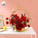Giỏ hoa cắm bông hoa để bàn trơn - chưa có hoa trang trí tết, sự kiện tiệc cưới, lễ hội , quà tặng ngày nhà giáo Việt Nam tri ân thầy cô - Nhận cắm hoa tươi, hoa sáp theo yêu cầu làm quà tặng