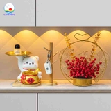 Giỏ hoa cắm bông hoa để bàn trơn - chưa có hoa trang trí tết, sự kiện tiệc cưới, lễ hội , quà tặng ngày nhà giáo Việt Nam tri ân thầy cô - Nhận cắm hoa tươi, hoa sáp theo yêu cầu làm quà tặng