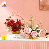Giỏ hoa cắm bông hoa để bàn trơn - chưa có hoa trang trí tết, sự kiện tiệc cưới, lễ hội , quà tặng ngày nhà giáo Việt Nam tri ân thầy cô - Nhận cắm hoa tươi, hoa sáp theo yêu cầu làm quà tặng