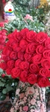 Bó hoa hồng tươi đỏ 50 bông trang trí đám cưới, phòng cực xinh giải cứu bông đồng hành cùng bà con miền Trung-chỉ giao hỏa tốc