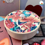 Khay đựng mứt, bánh, hạt tết in 3D sang trọng làm từ mủ nhựa cây thiên nhiên thân thiện môi trường - quà tặng, trang trí tết ý nghĩa