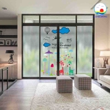 Decal dán kính, mờ kính, dán tường hươu cao cổ đáng yêu - in size theo yêu cầu , in trên nhiều chất liệu vải, decal, bạt, gỗ sẵn keo dán dễ ( giá trên sản phẩm là giá tư vấn, nhắn tin cho shop để được báo giá và làm size theo yêu cầu nhé)