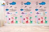Decal dán kính, mờ kính, dán tường hươu cao cổ đáng yêu - in size theo yêu cầu , in trên nhiều chất liệu vải, decal, bạt, gỗ sẵn keo dán dễ ( giá trên sản phẩm là giá tư vấn, nhắn tin cho shop để được báo giá và làm size theo yêu cầu nhé)