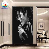 Tranh tráng gương âm nhạc nghệ thuật hiện đại chất liệu gỗ sang trọng - in size và nội dung theo yêu cầu
