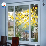 Decal dán kính cành hoa mai nở rộ khoe sắc xuân trang trí tết 2024 - Dán tường, kính, gỗ, mọi mặt phẳng, sẵn keo dán dễ - IN THEO SIZE YÊU CẦU