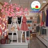 Decal dán kính cành hoa đào nở rộ khoe sắc xuân trang trí tết 2024 - Dán tường, kính, gỗ, mọi mặt phẳng,  sẵn keo dán dễ - IN THEO SIZE YÊU CẦU