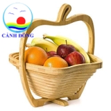 Giỏ gỗ xếp gọn Cảnh Đông – Đựng trái cây, bánh kẹo – Làm rổ, đĩa, thớt decor phong cách mộc