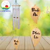 Chuông gió chiếc lá may mắn 6 thanh sang trọng