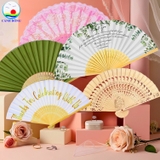 Quạt cưới in hình , quà tặng sự kiện cưới ý nghĩa , quà tặng đám cưới cô dâu chú rể thiết kế ý tưởng và nội dung theo yêu cầu combo 200 cây