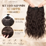 3DX - SET 3 DÃY KẸP XÙ SÓNG 60CM