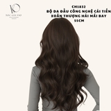 CH1832 BỘ XOĂN CAO THƯỢNG HẢI MÁI BAY NÂU ĐEN