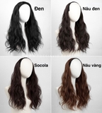 U205 BĂNG ĐÔ TÓC XÙ SÓNG LỚN 55CM (KÈM CÀI BÈO NHÚN ĐEN)