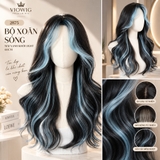 2875 BỘ XOĂN SÓNG ĐEN MÁI XANH