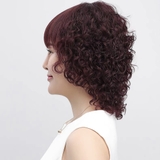 9023D TÓC THẬT VIC XOĂN MÁI XÉO CHỎM DA ĐẦU