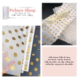 Giấy Pelure Mix Nhũ Vàng Size 50*70 (TÚI 50 TỜ)