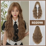 SD2098 BỘ SIÊU DA LƯỚI TRÁN XÙ SÓNG VÀNG TRÀ SỮA 74CM
