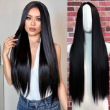 Z87007 MÀU ĐEN- THẲNG SUÔNG MÁI DÀI 75CM