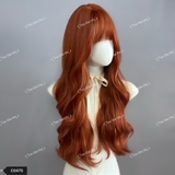 C0475 XOĂN SÓNG MÁI THƯA CAM GẠCH