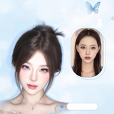 F392 MÁI M TÀNG HÌNH TÓC THẬT LƯỚI TIM