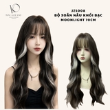 JZ5008 BỘ XOĂN NÂU KHÓI BẠC MOONLIGHT 70CM